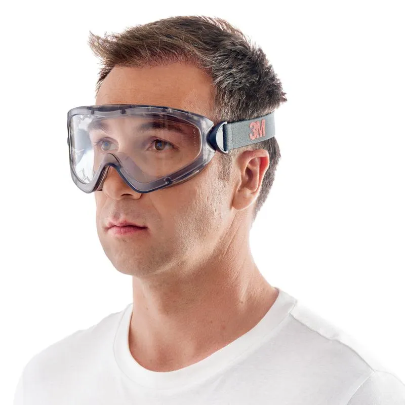 3M™ Schutzbrille 2891, Scotchgard™ Protector Antibeschlag, Indirekt belüftet, Klarsichtscheibe | Packung (1 Stück)
