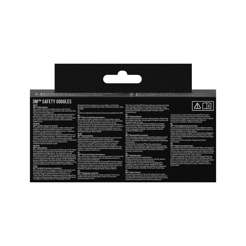 3M™ Schutzbrille 2891, Scotchgard™ Protector Antibeschlag, Indirekt belüftet, Klarsichtscheibe | Packung (1 Stück)