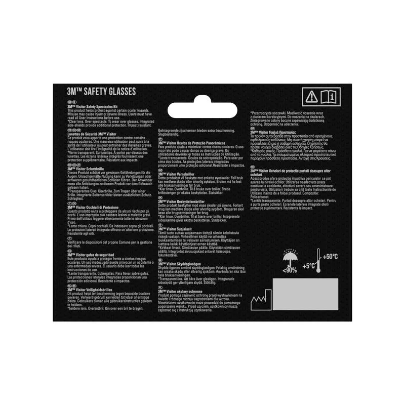 3M™ Visitor Überbrille, Klarsichtscheibe | Packung (1 Stück)
