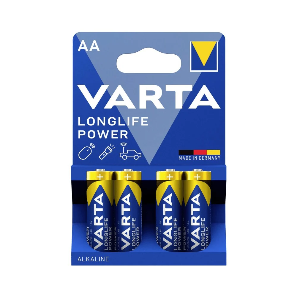 Varta LongLife Power 4906 AA Battery LR6 - 4 kusy ve fólii | Balení (4 kusy)