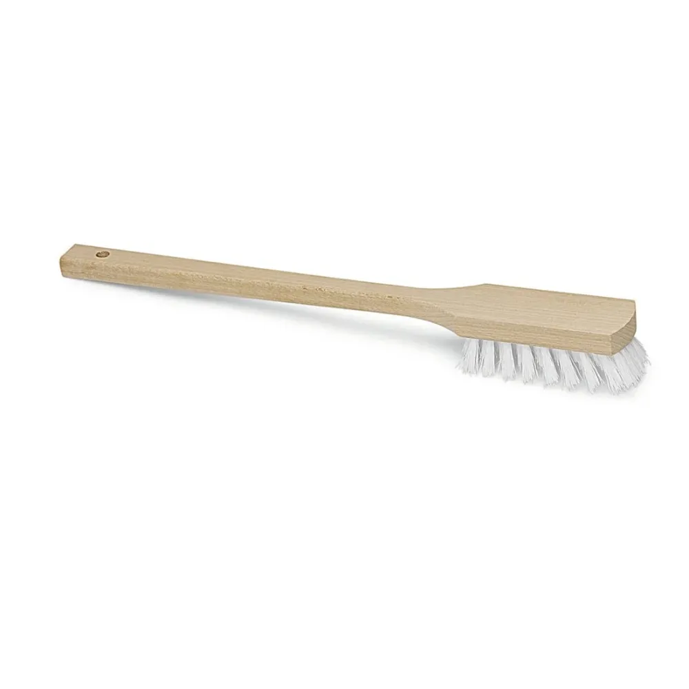 Nölle Profi Brush pincel cabo longo 42 cm, PP branco, cerdas duras | 1 peç
