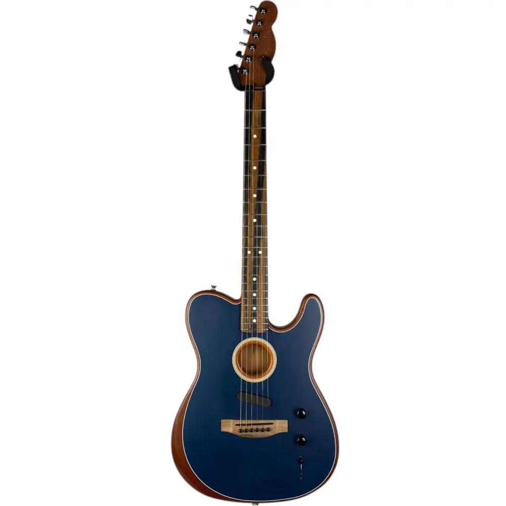 Fender American Acoustasonic 2021 - Ocelově modrá