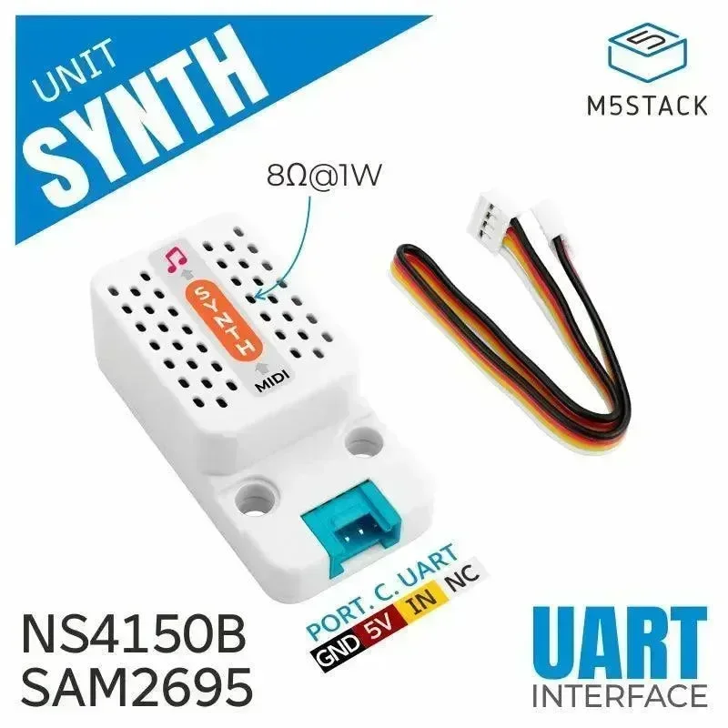 M5Stack MIDI syntetizér jednotka (SAM2695) STEAM audiosyntetizér