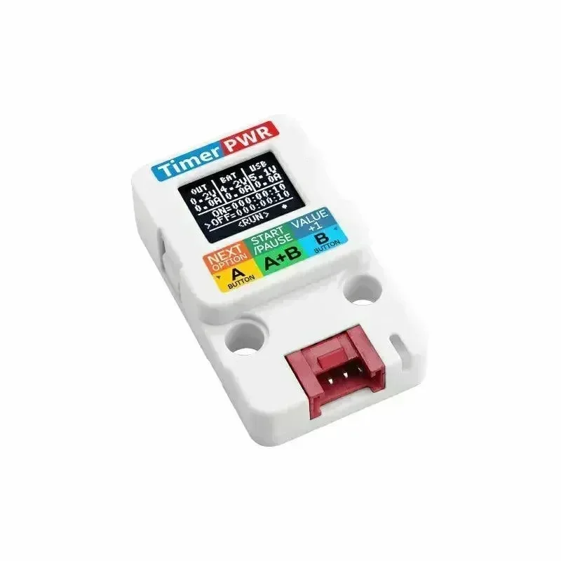 Napájecí jednotka M5Stack Timer s OLED displejem (INA3221)
