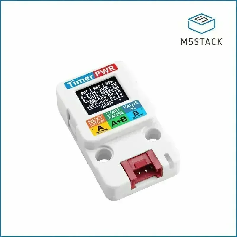 Napájecí jednotka M5Stack Timer s OLED displejem (INA3221)
