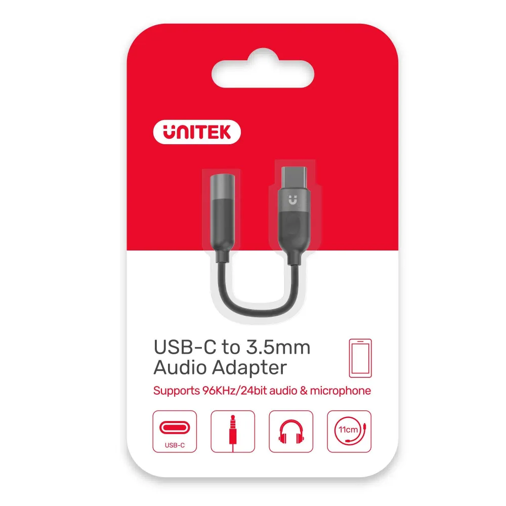 Unitek Adaptér USB-C na 3,5mm jack M1204A