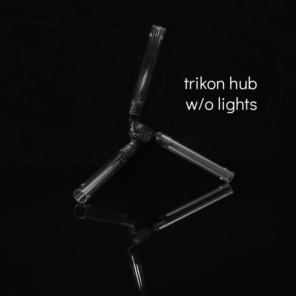 Trikon LED Dragon staff Hub Flowtoys