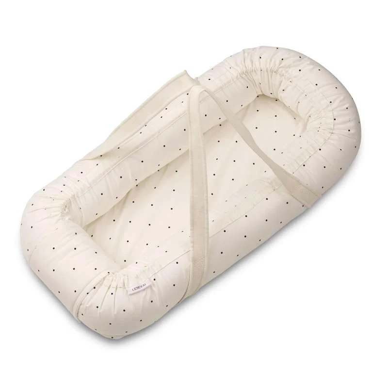 Double-Sided Permanent Liewood Gro Babynest/-lift - Nadčasový Dot/Creme De La Creme
