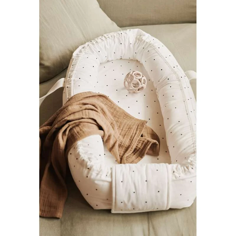Double-Sided Permanent Liewood Gro Babynest/-lift - Nadčasový Dot/Creme De La Creme
