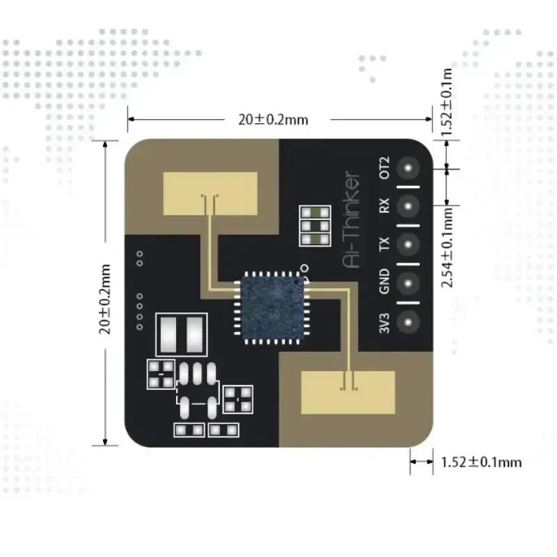 Ai-Thinker Rd-03L V2 24G senzor přítomnosti člověka