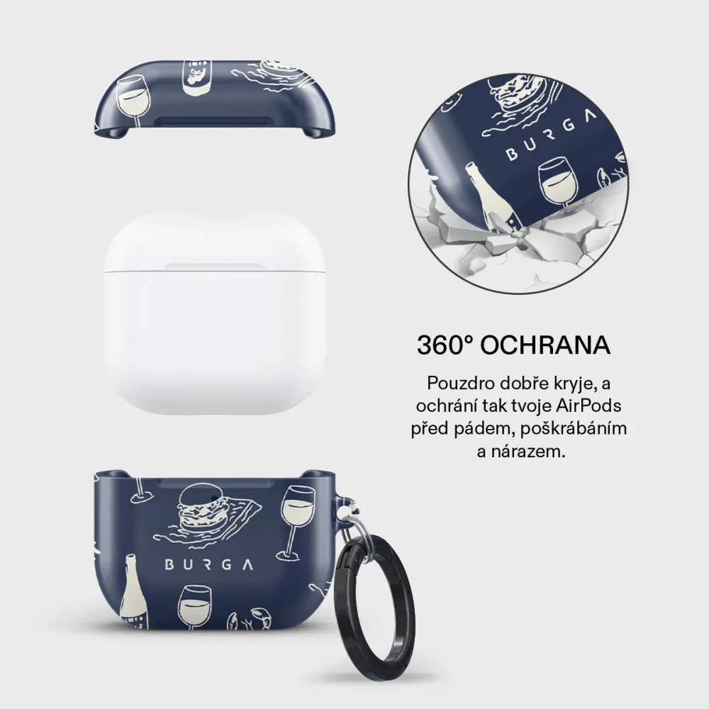 Wine & Dine - AirPods 4 Pouzdro