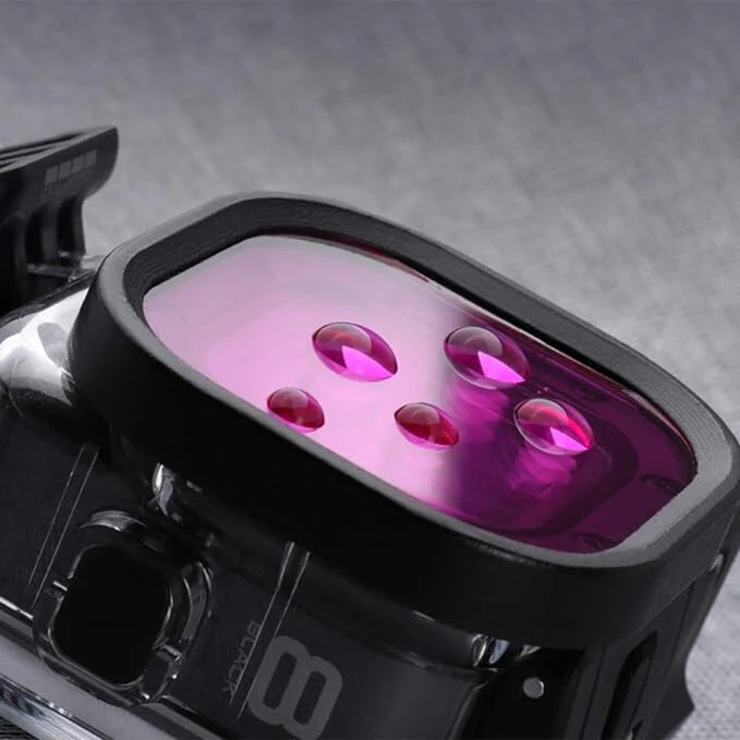 Lupholue 3 v 1 Sada čočkových filtrů pro kameru – v červené, růžové fialové barvě