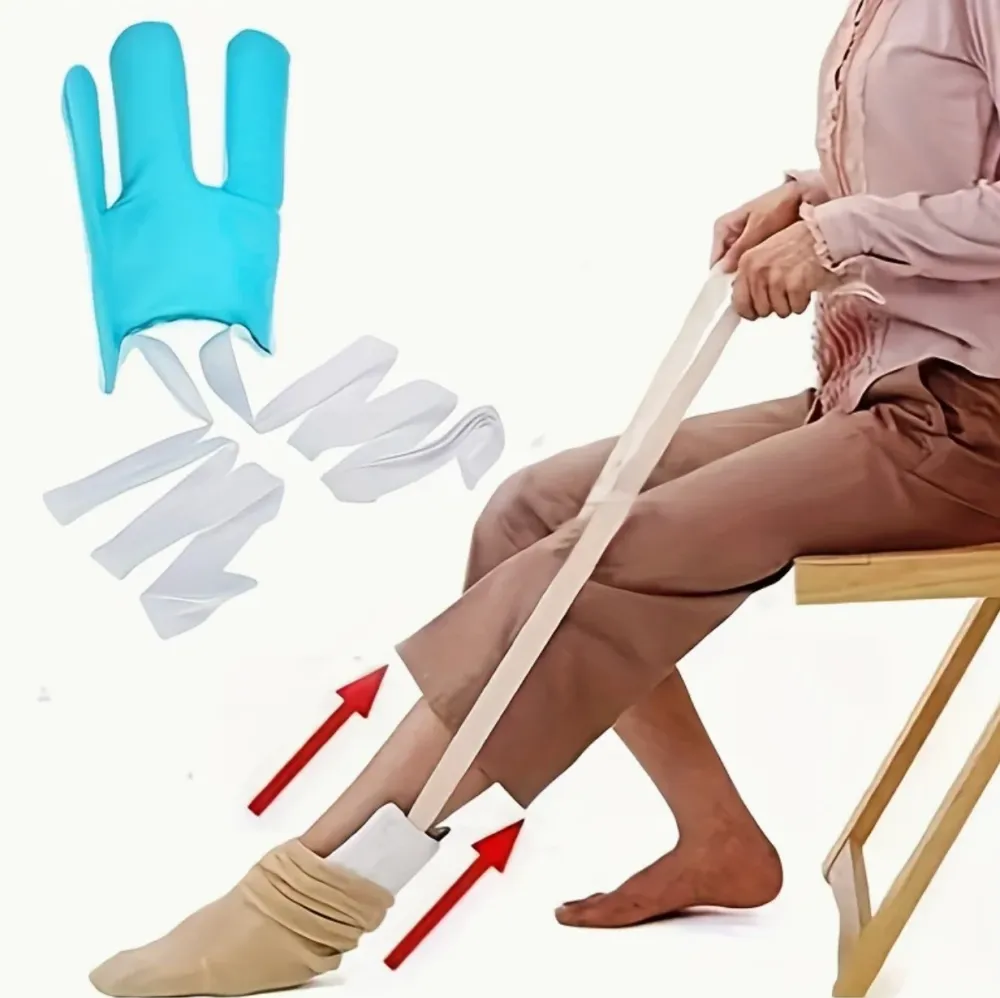 Obouvák na ponožky – zdravotní pomůcka pro snadné obouvání bez ohýbání