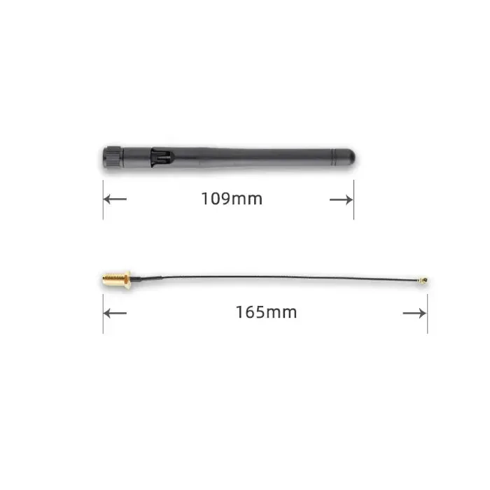 Ai-Thinker 2,4GHz WiFi anténa 2dBi + SMA na IPEX pigtail kabel