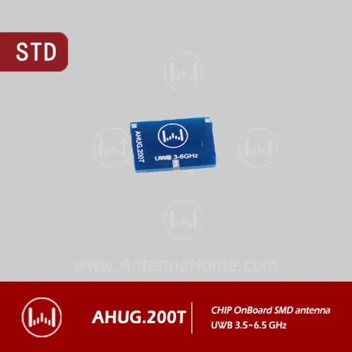 AntennaHome čipová SMD anténa 3~10,6 GHz UWB anténa