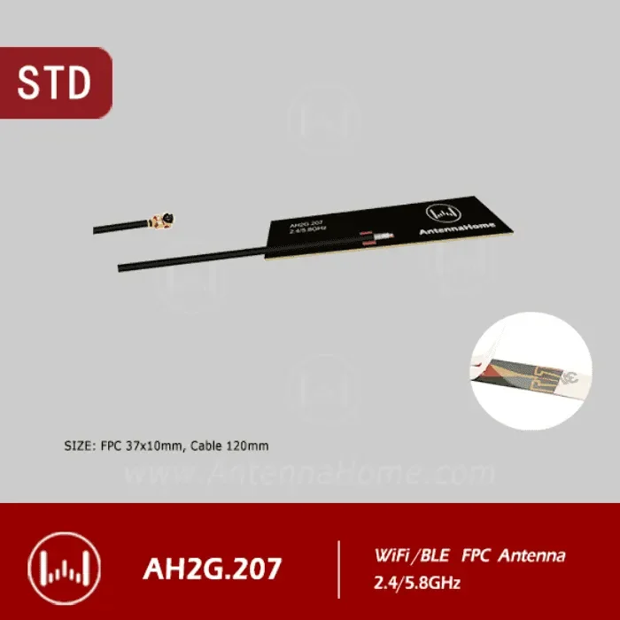 AntennaHome IPX FPC anténa 2.4G/5.8G 10x37mm