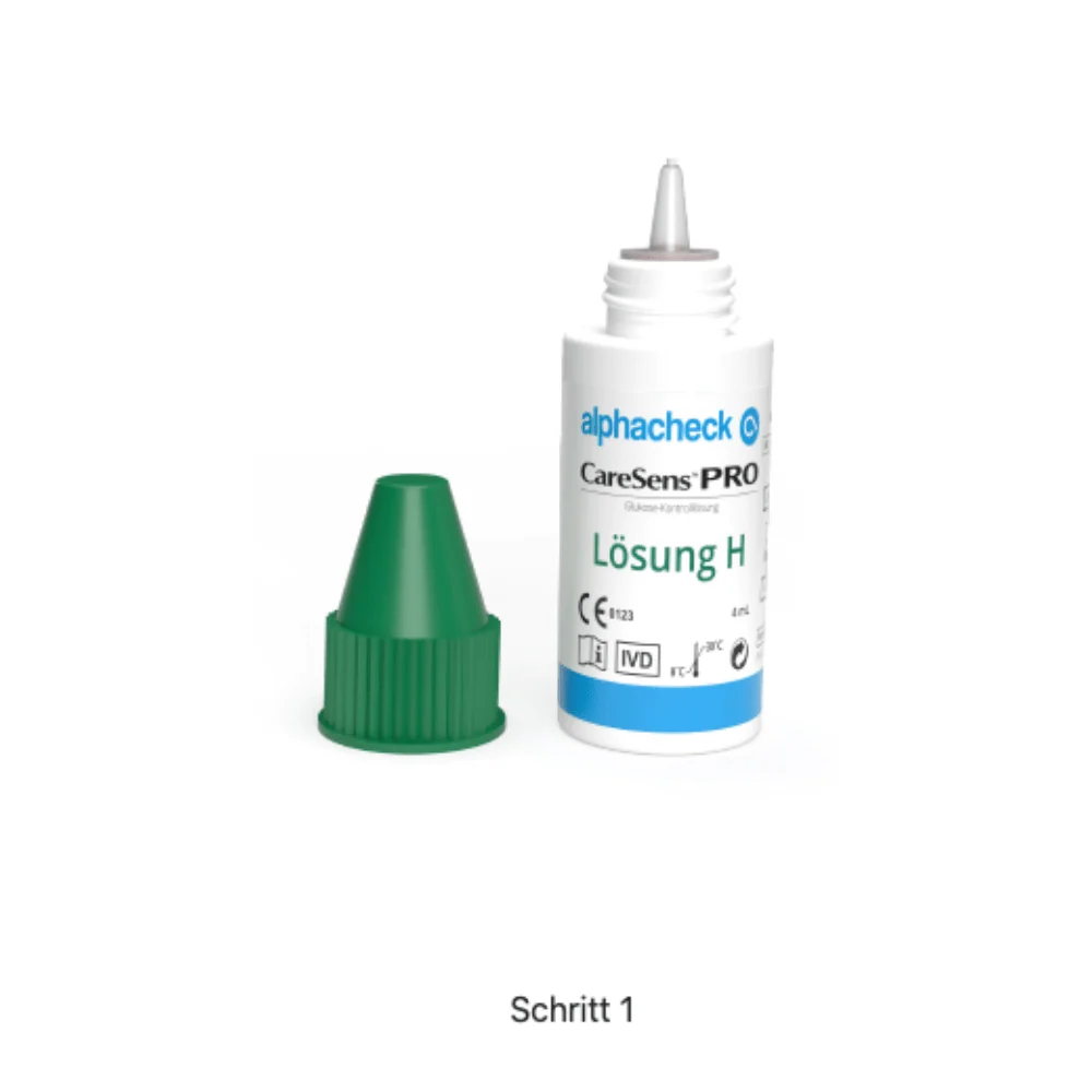 Alphacheck Caresens Pro Control Solution L+H | Balíček (2 láhve)