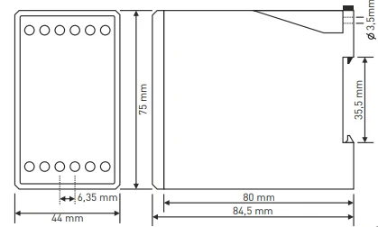 Digitální nadproudové relé s 3×3místným LED displejem TRM-200