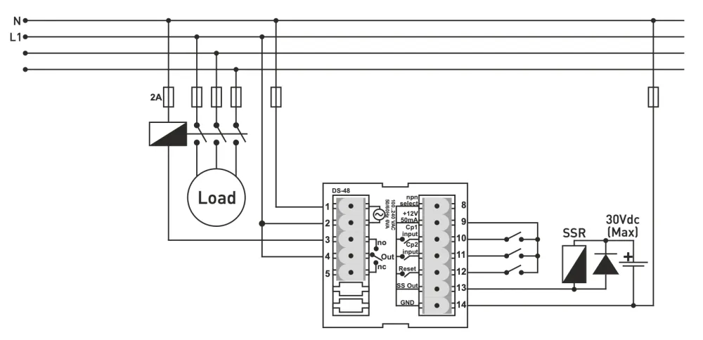 Elektronické počítadlo pulzů / Počítadlo impulzov