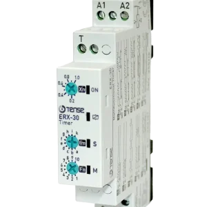 Multifunkční časové relé čas.rozsah: 0.1 s - 30 h 12V-240V AC/DC