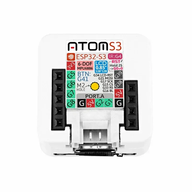Vývojová sada M5Stack ATOMS3 s 0,85palcovým displejem