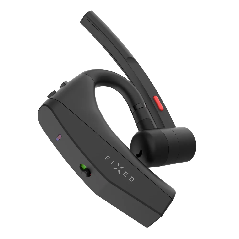 Bluetooth headset FIXED Talk Pro s ENC otevřenou konstrukcí, černý