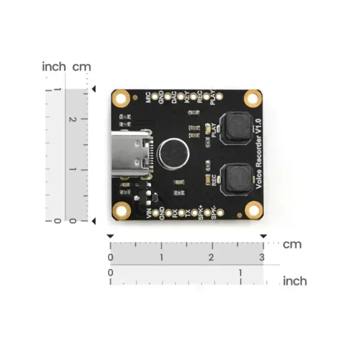 Fermion: Arduino modul hlasového záznamníku - I2C MP3 přehrávání DFRobot