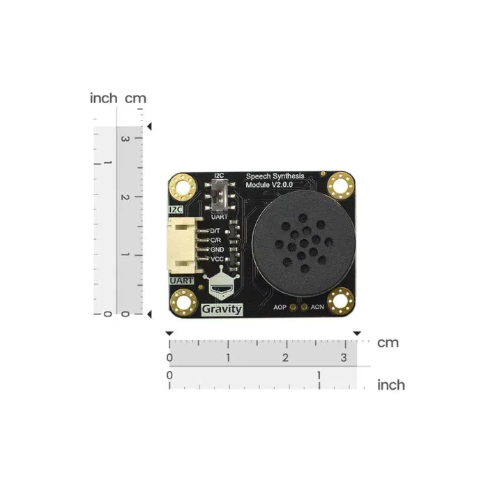 Gravity: TTS syntéza řeči reproduktor - hlasový modul pro Arduino Pi DFRobot