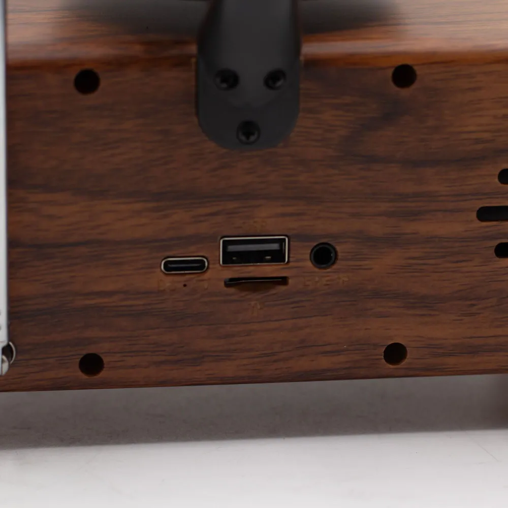 Retro mini dvojitý gramofonový reproduktor – Bluetooth – 5,4 watt x 2