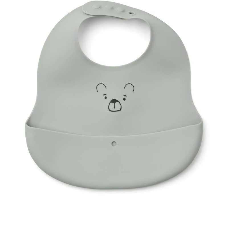 Liewood Ember Hagesmæk - 2-pak - Mr. Bear/Dove Blue/Whale Blue