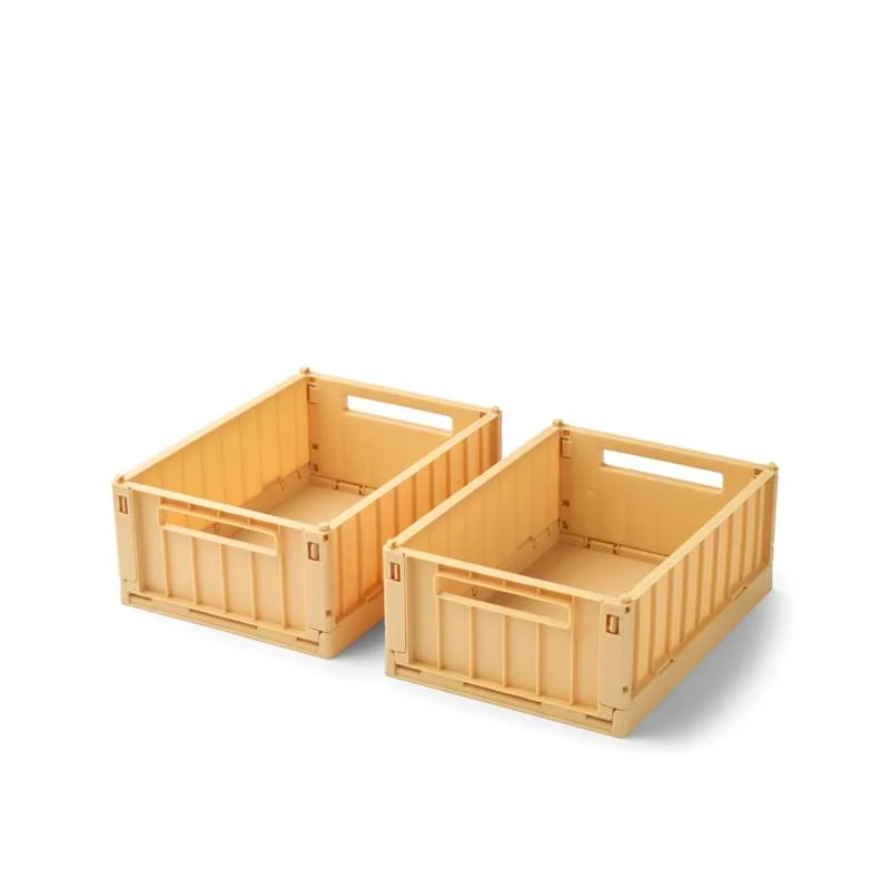 Liewood Weston Opbevaringsboks - 2-pak - Compact - Lemon Yellow