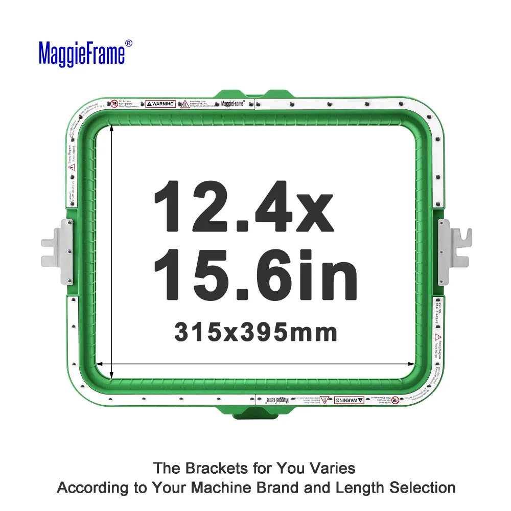 MaggieFrame magnetický vyšívací rámeček 12,4″ × 15,6″ (315 × 395 mm) pro Barudan EFP