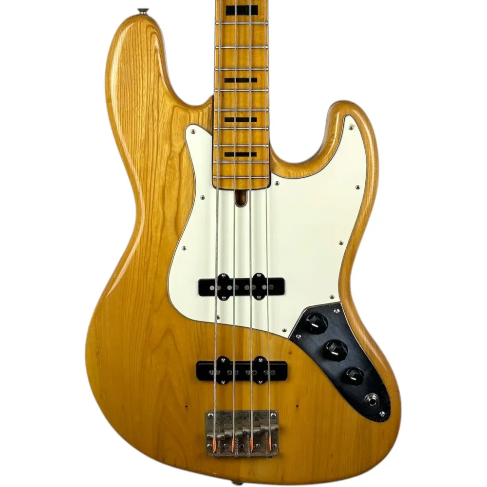 Greco Elektrický Jazz Bass Matsumoku 1970s - Přírodní