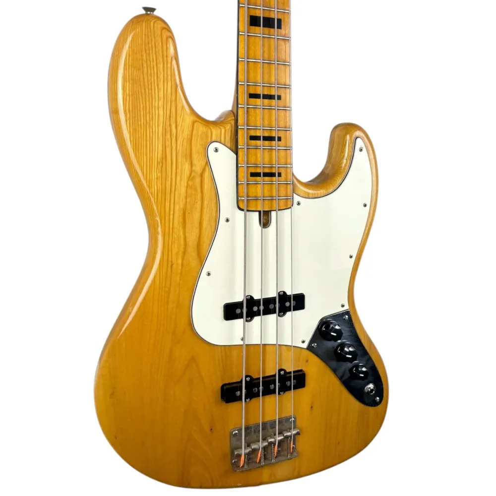 Greco Elektrický Jazz Bass Matsumoku 1970s - Přírodní