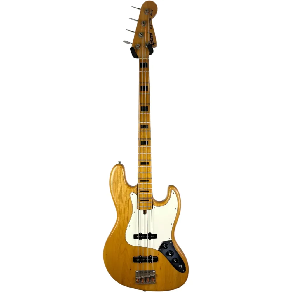 Greco Elektrický Jazz Bass Matsumoku 1970s - Přírodní