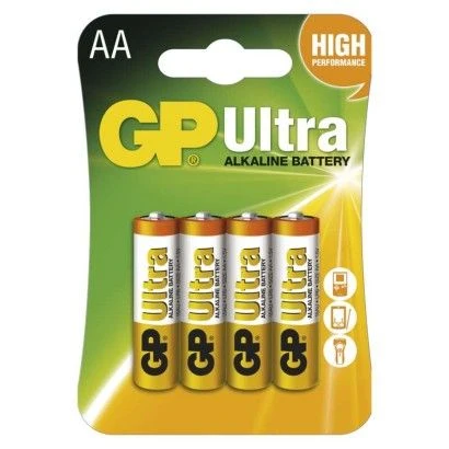 GP R6 alkalická baterie Alkaline Ultra AA tužka blistr