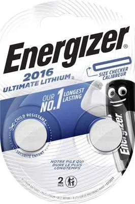 ENERGIZER knoflíková baterie Ultimate Lithium CR 2016 B2