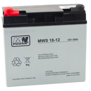 Gelový akumulátor AGM 12V 18Ah pro elektrické hračky vozítka