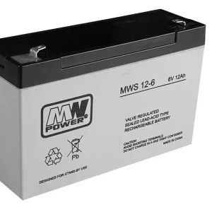 Gelový akumulátor AGM do elektrického auta 6V 12Ah