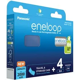 HR6 baterie ENELOOP AA 3MCCEC/4BE CASE N