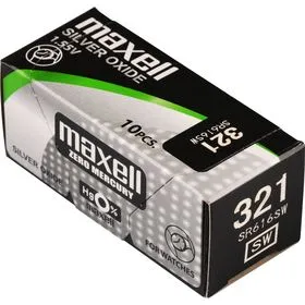 MAXELL 321 V321 baterie 1BP 321/SR616SW/V321 Ag