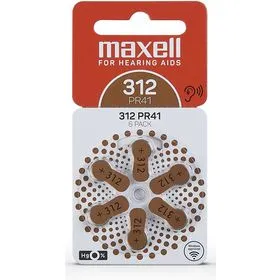 MAXELL PR41 baterie AZ312/PR41 ZINK AIR 6PK