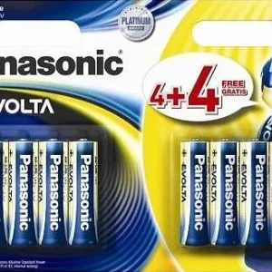 Panasonic AA/R06 baterie EVOLTA blistr 4+4 ks alk.