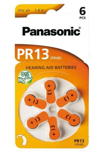 Panasonic baterie do naslouchadel naslouchátek PR 13HEP