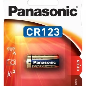Panasonic knoflíková baterie 3V CR123A
