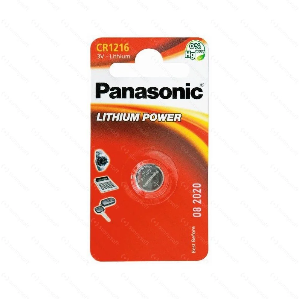Panasonic knoflíková baterie Lithium CR 1216