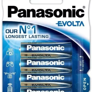 Panasonic R06 alkalická baterie Evolta sada 4 ks Alkalické tužkové