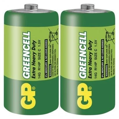 GP R14 baterie Greencell C malé mono