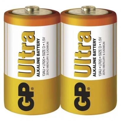 GP R20 alkalická baterie Alkaline Ultra D velké mono