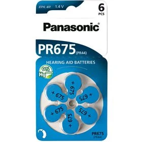 V675 PR675 baterie AZ675/V675/PR675 6BL Zn PANASONIC